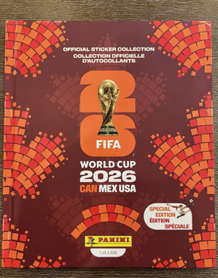 Special Edition 2026 FIFA World Cup  Canadian Panini Sticker Album NEW