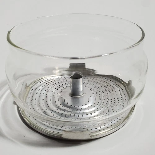 Vtg Pyrex Coffee Pot Percolator Glass Basket With Bottom Strainer ONLY 9 C PARTS