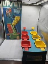 Vintage 1972 UPSET Bean Bag Toss Throw Game By Ideal Lot Set Toy Original Box