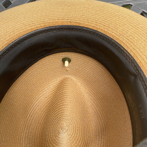 Stratton Self Forming Park Ranger Hat Size 67/8 w Hat Band, Eagle w W Logo - Picture 13 of 16