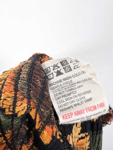 Lucy & Yak Sunflower Skirt L Black Yellow Midi Poppy Elasticated Waist Midaxi - Picture 10 of 11