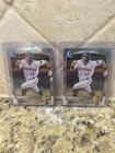 2025 Bowman Chrome Prospects Konnor Griffin #BCP-86 2 Card Lot RCs