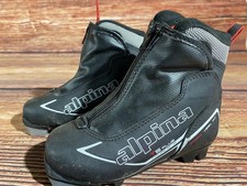 Alpina T5Plus Kids Nordic Cross Country Ski Boots Size EU28 U10.5 NNN A-1118