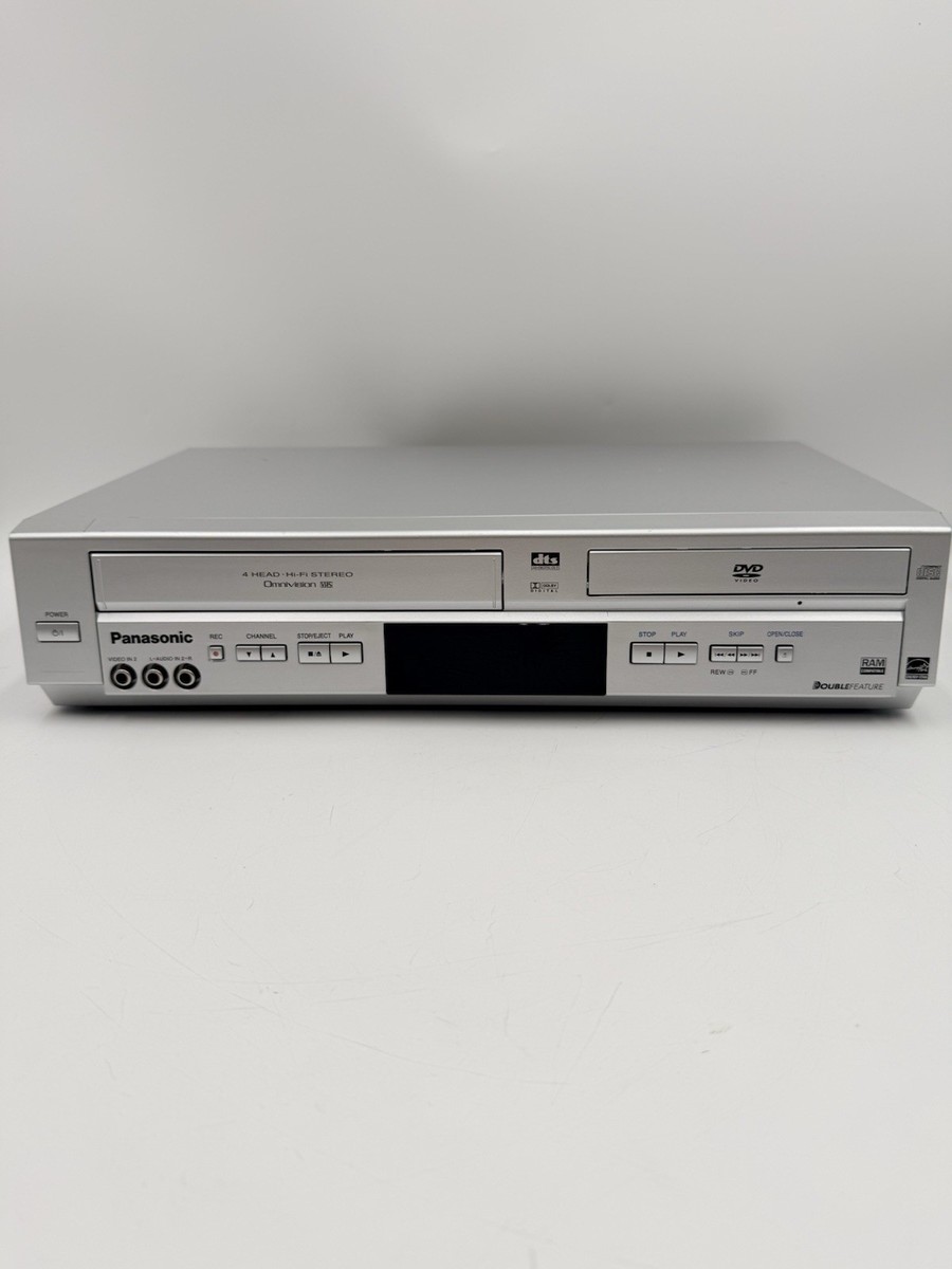 Panasonic PV-D4743S DVD VCR Combo 4-Head Hi-Fi Recorder TESTED