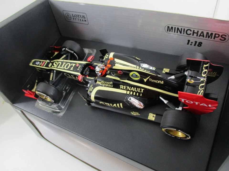 LOTUS RENAULT E20 F1 #9 WIN ABU DHABI GP 2012 RAIKKONEN MINICHAMPS 110120209 - Photo 2/3