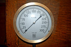 Ashcroft steam locomotive main steam gauge, end of steam era. Great condition. — photo 5