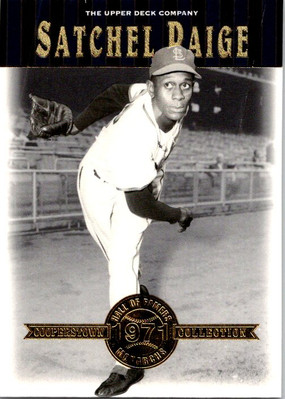 2001 Upper Deck Hall of Famers #24 Satchel Paige  baseball card 8FFFF