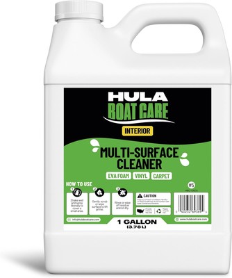 Hula Interior Boat Flooring Multi Surface Cleaner | 128 Fl Oz (Pack of 1) 