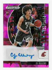 2020 Prizm Draft Picks Autograph Pink Ice Crystals #PA-CJ CJ Elleby Rookie Auto