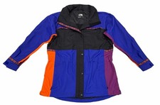 The North Face 92’ Rage Retro Aztec Trim Purple Orange Jacket Women Dryvent XL