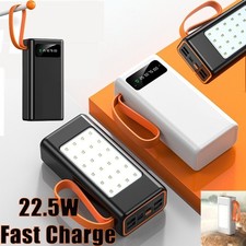 60000mAh Power Bank Fast Charging Portable External Battery Backup For CellPhone