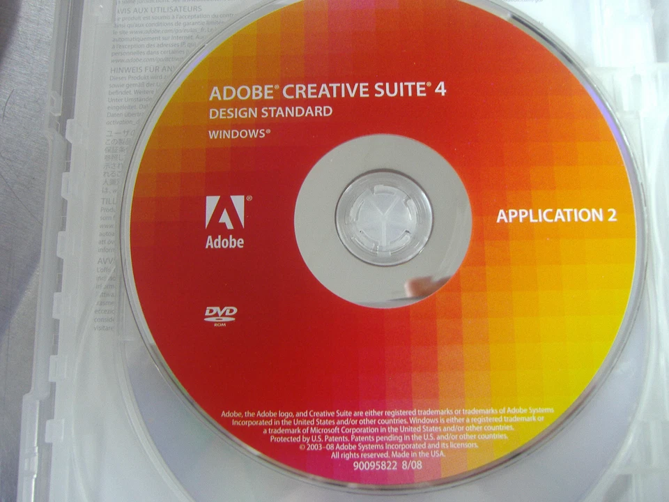 Adobe Creative Suite 4 CS4 Design Standard For Windows Full Retai DVD Version - Image 3 of 4