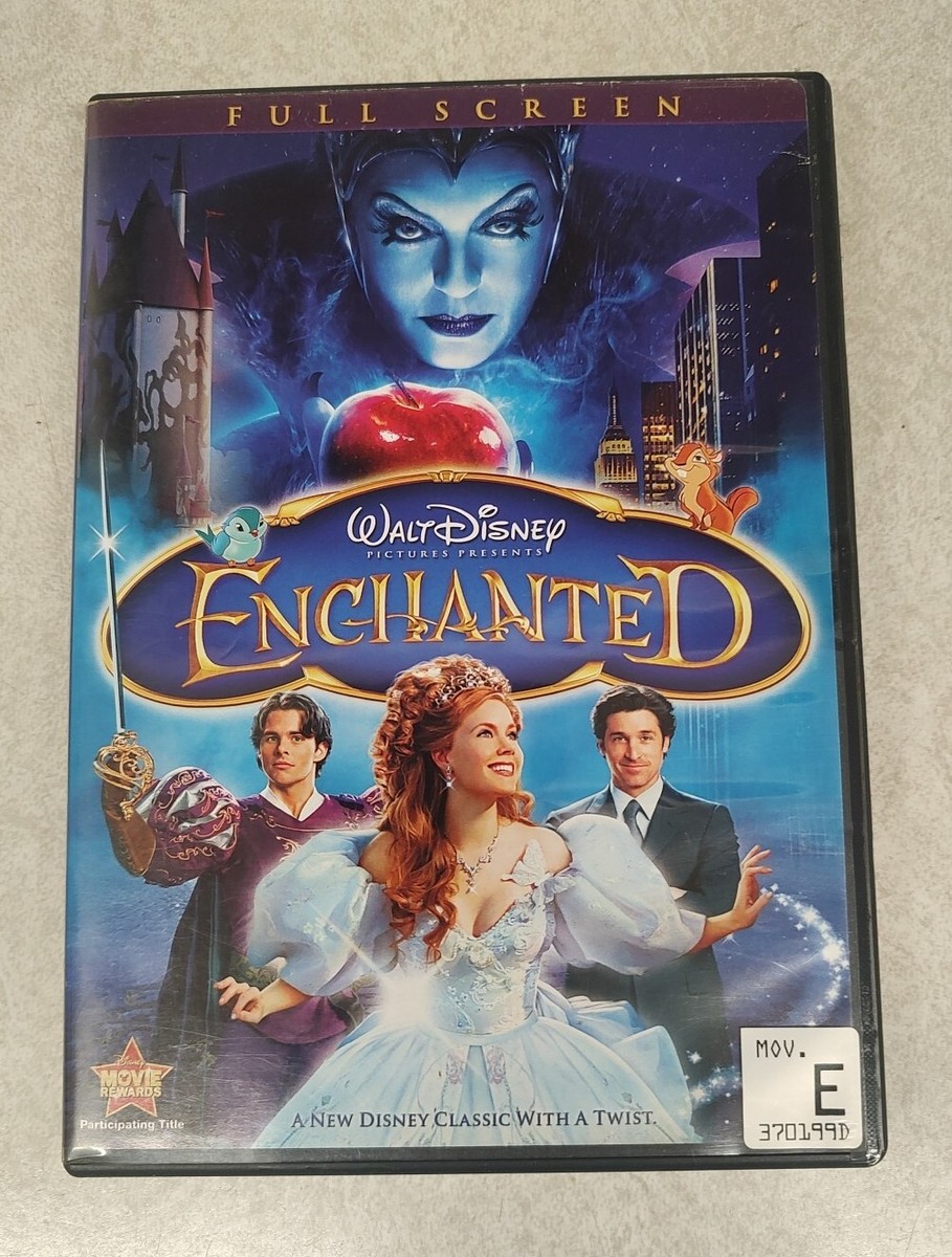 Enchanted (Full Screen Edition DVD) Walt Disney **Buy Get Free**