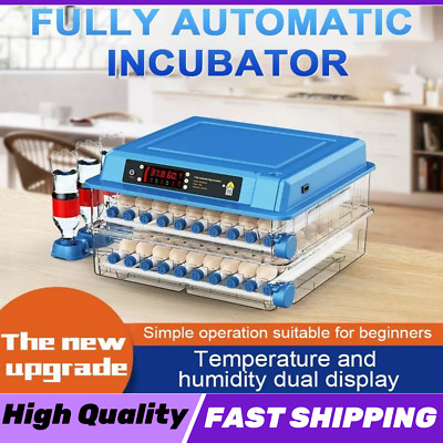 Vollautomatische Brutmaschine 192 Eier Inkubator Brutautomat Egg Incubator 220V
