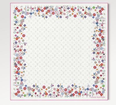 Louis Vuitton Takashi Murakami Scarf Monogram Superflat
