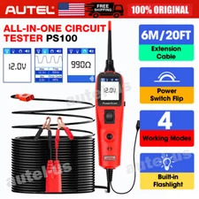 Autel PowerScan PS100 Diagnostic Tool Electrical System 12/24V Circuit Test Lead