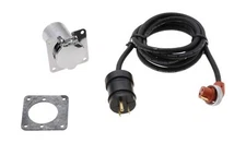 Zerostart 8606005 Heavy Duty Weatherproof Silicone Cordset and Receptacle, 6-...