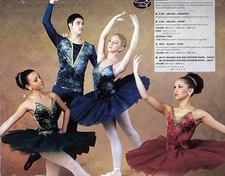 Gold Tinted Velvet Ballet Costume Short Classic tutu 3 colors nude inset