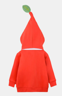 PIKMIN Hoodie Nintendo RED Size 100 Hood Detachable Halloween | eBay