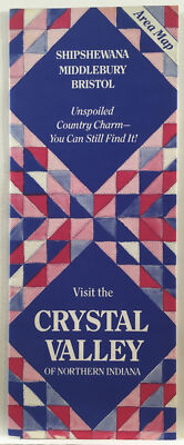 Vintage 1989 Crystal Valley Indiana Brochure P1
