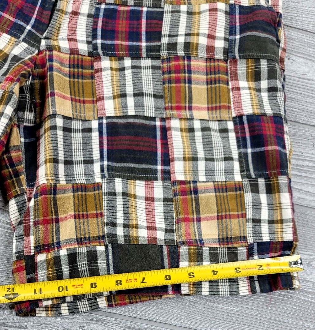 Peter Millar Indian Madras Patchwork Flat Front S… - image 11