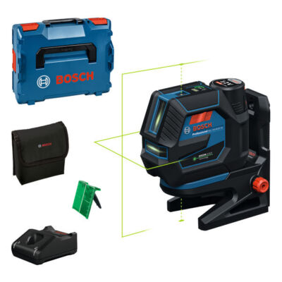 Bosch Kombilaser GCL 12V-50-22 CG, 1x 2,0 Ah + Lader + Drehhalterung RM20
