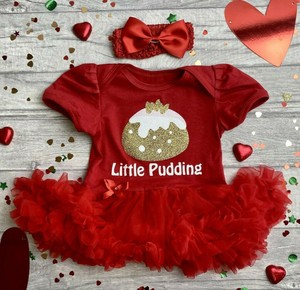 christmas pudding romper