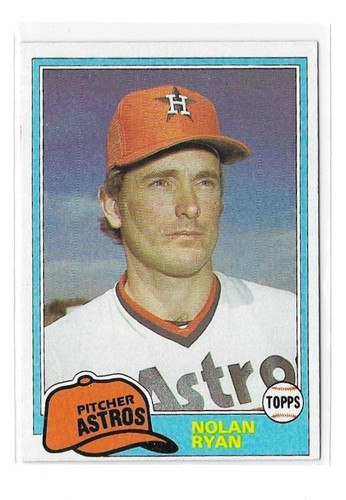 1981 Topps #240 Nolan Ryan Houston Astros