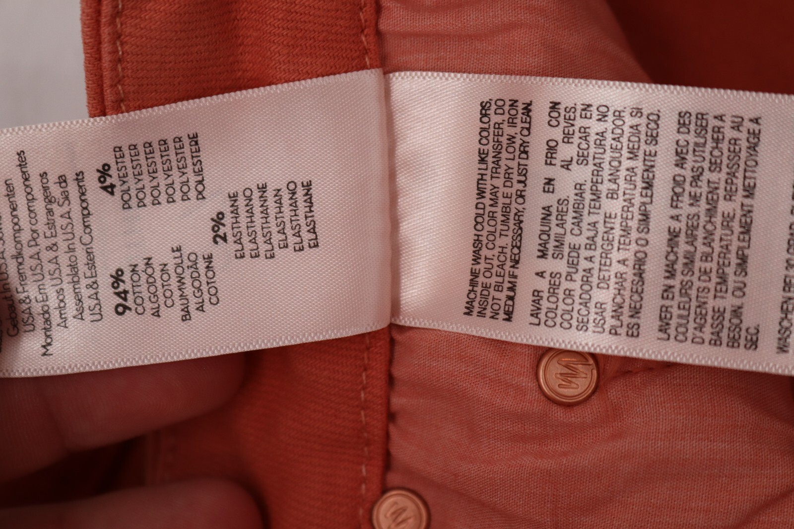 mother jeans Womens 27 The Looker crop play date mango stretch pockets thumbnail 12