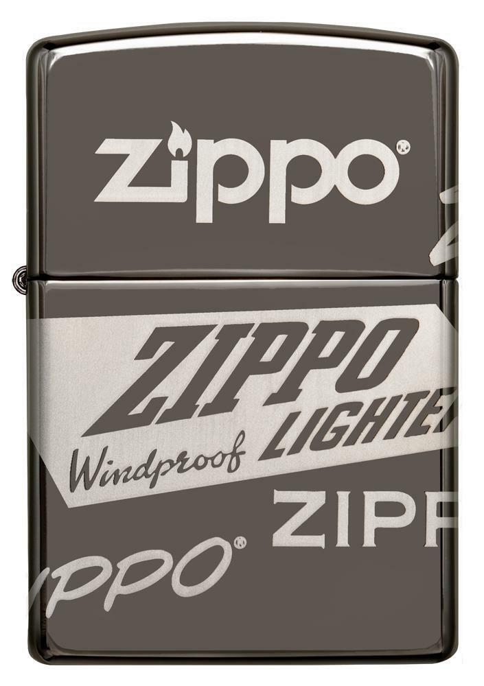 Zippo Windproof 360 Degree Laser Engraved Logo Lighter, 49051, New