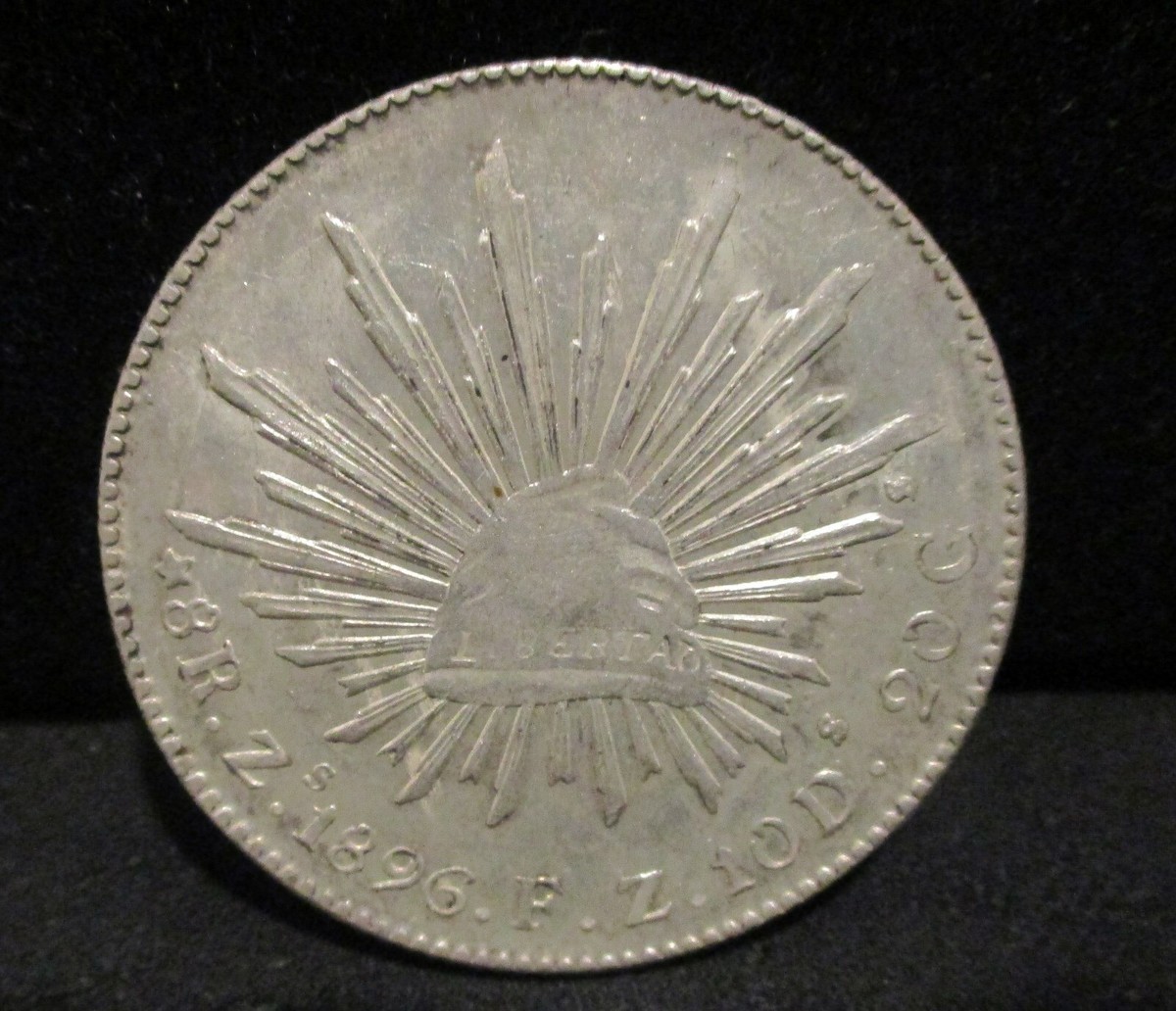 1896-Zs Mexico Silver 8 Reales - K1 ENN COINS | eBay