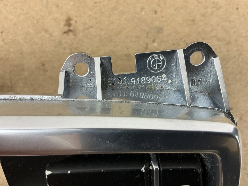 Interruptor electrónico de freno de estacionamiento BMW 740i 740Li 2010-2015 con moldura 9189064 OEM Foto 4 de 4