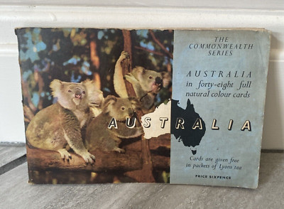 Lyons Tea Australia Cards and Album Complete Set Commonwealth Series