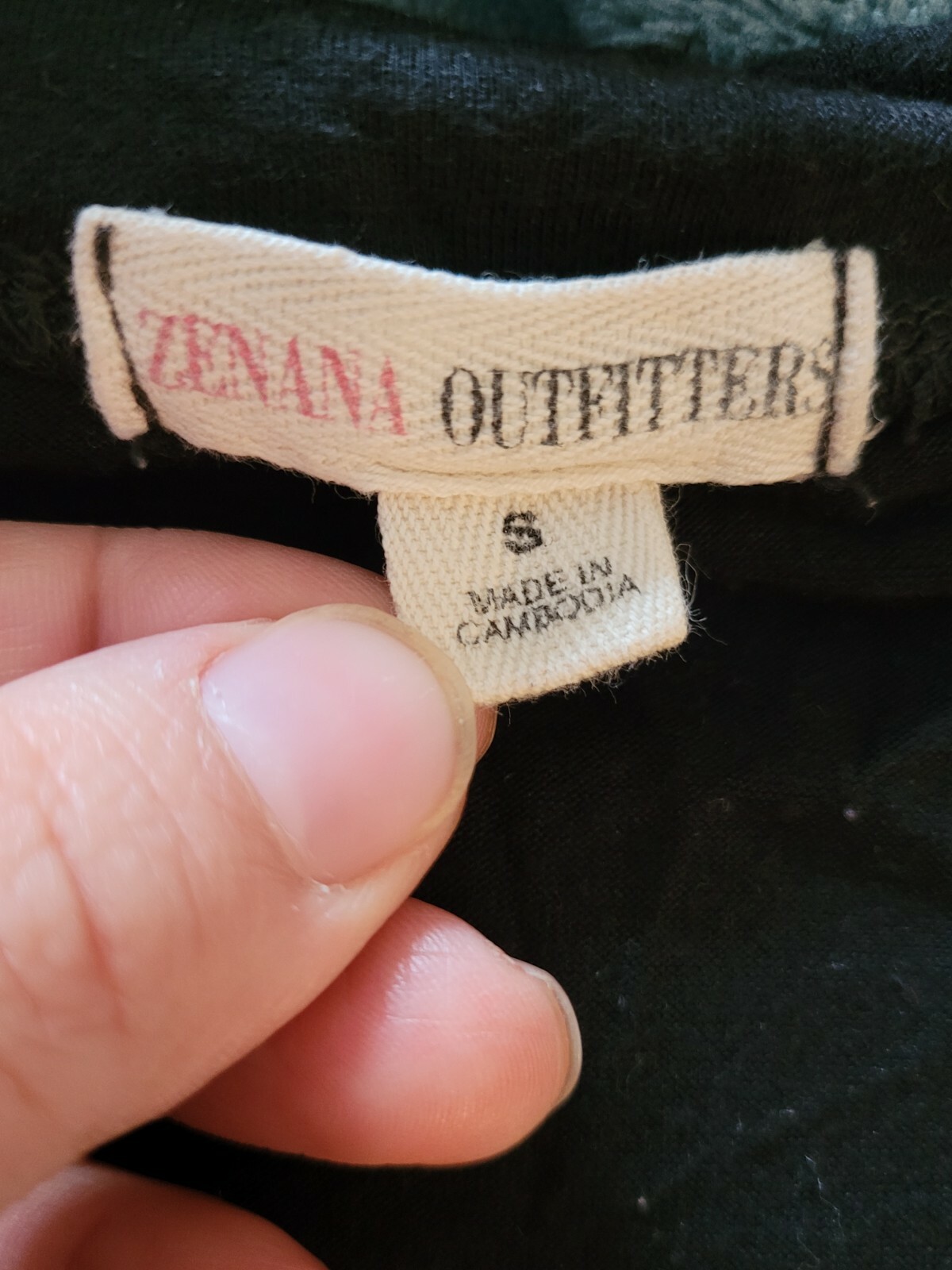 Zeana Outfitters Basic Solid Black V Neck Short S… - image 10