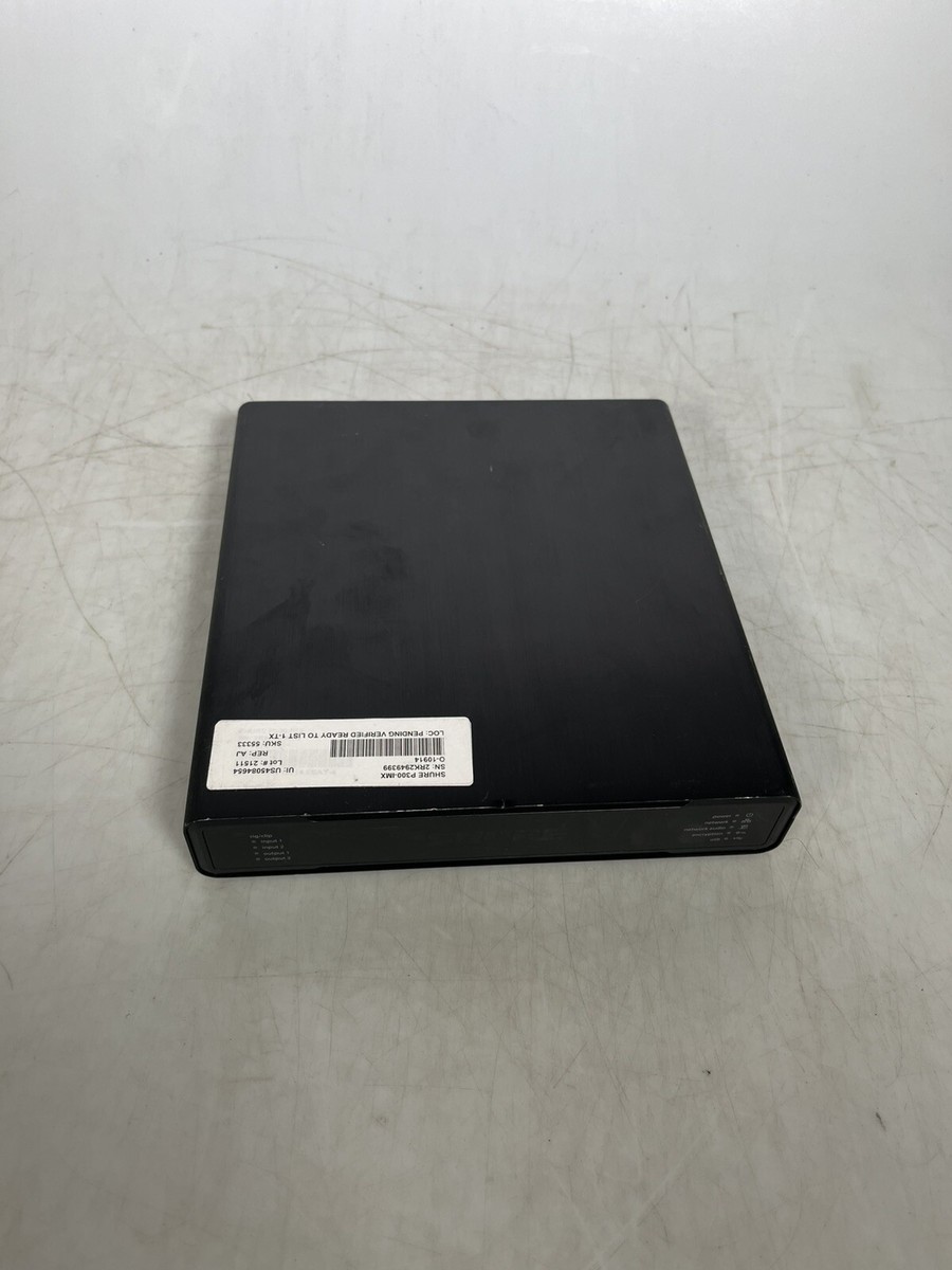 SHURE P300-IMX IntelliMix オーディオ会議プロセッサー Shure P300-IMX IntelliMix Audio Conferencing Processor