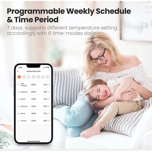 Tuya Zigbee Smart Home Thermostatic Radiator Valve Remote Temperature Controller - Picture 6 of 12