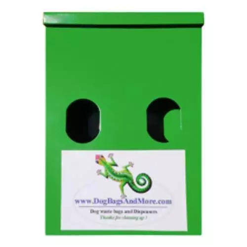 Dog Waste Bag Dispenser All Metal Lock 500 Biodegradable Pet