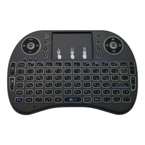 Support Language: Russian i8 Air Mouse Wireless Backlight Keyboard with Touchpad - Picture 3 of 10