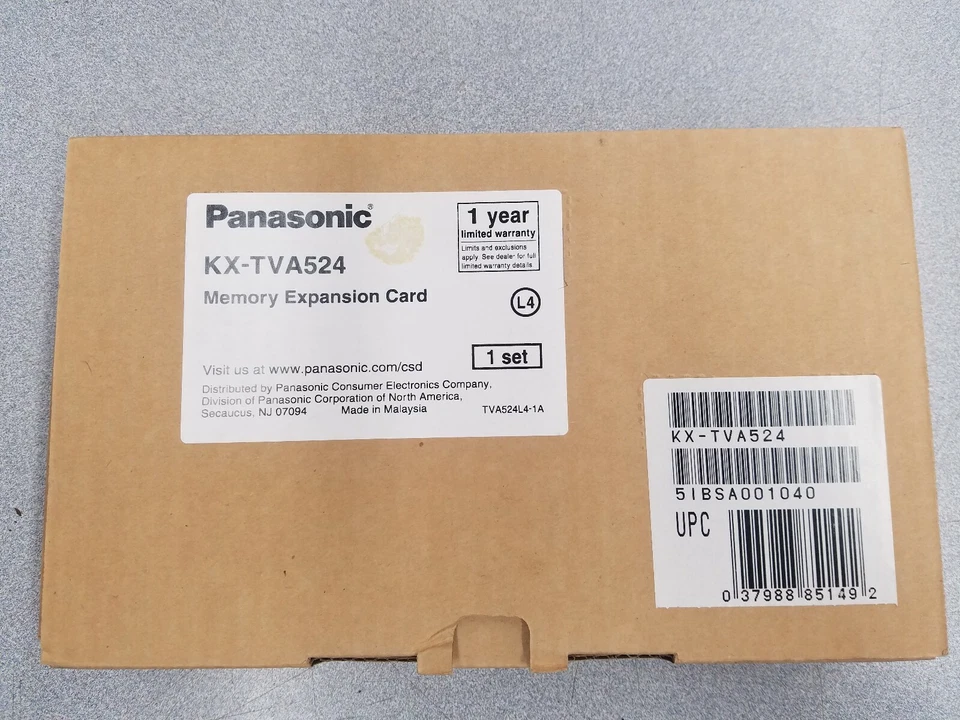 Panasonic Voice Storage Expansion Card KX-TVA524  4 Hour  Pro Install Required - Image 3 of 3