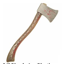 24" Bloody Axe Plastic Prop Costume Accessory