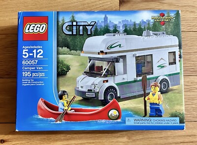 LEGO 60057 City Camper Van | COMPLETE w/box &amp; instruction 673419207560 ...