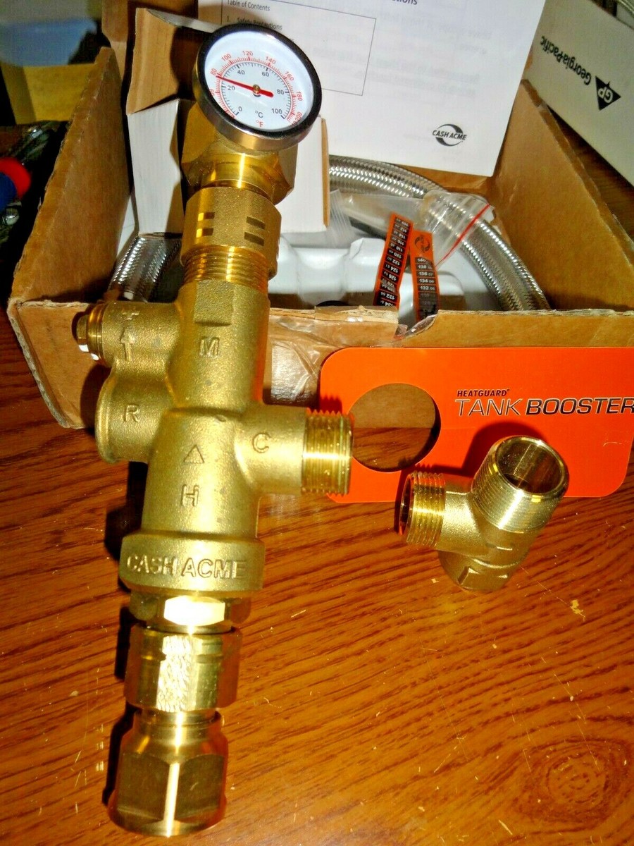Thermostatic Mixing Valve Tank Booster For Water Heater Cash Acme