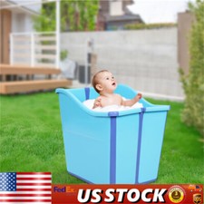 Foldable Baby Bath Tub Collapsible Portable Shower Bathtub for 0-8 years old
