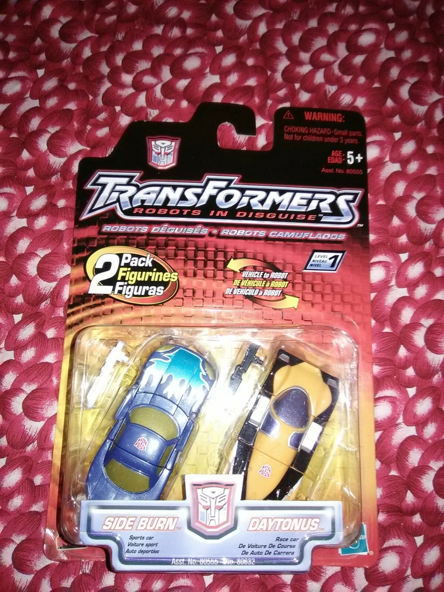 Transformers トランスフォーマー SIDEBURN Hasbro Hasbro Transformers Robots In Disguise Series 2001 RID Side