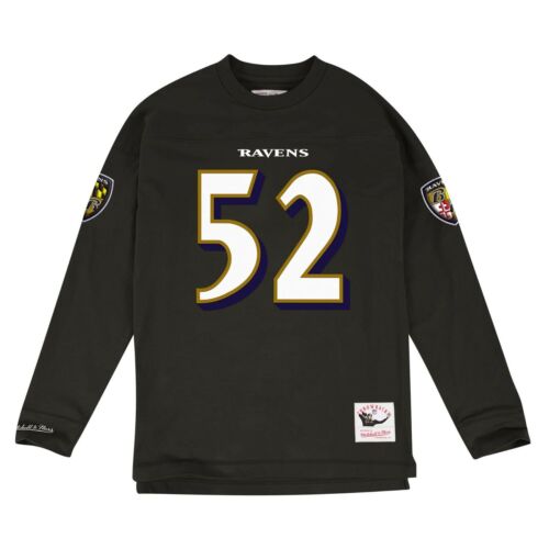 Baltimore Ravens Mitchell & Ness Throwback Long Sleeve #52 Ray Lewis size 3XL - Picture 1 of 11