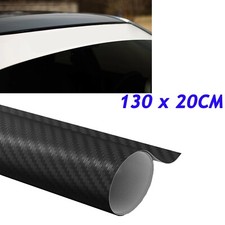 130 x 20cm 3D carbon fiber Vinyl Sticker Lines Front Windshield Window Banner #1