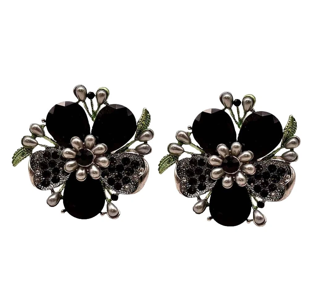 Hematite Stud Fashion Earrings