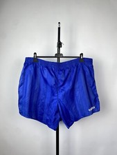 Vintage Adidas Blue West Germany Shorts 80s Football Soccer Men s L -XL Size