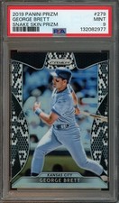 2019 Panini Prizm #279 George Brett Snake Skin /50 MINT PSA 9 Royals 2977