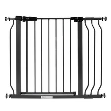 BalanceFrom Walk Thru Safety Gate, Baby Pet, Doorways, Hallways, 30 , Graphite